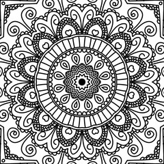 Mandala. Coloring page