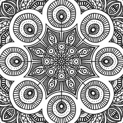 Fototapeta premium Mandala. Coloring page