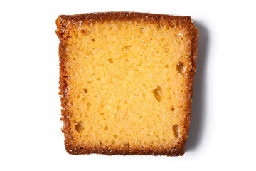 crispy baked bread with butter and sugar