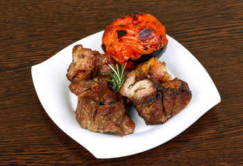 Grilled pork meat - shaslik