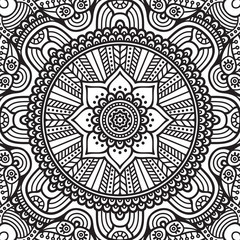 Fototapeta premium Mandala. Coloring page