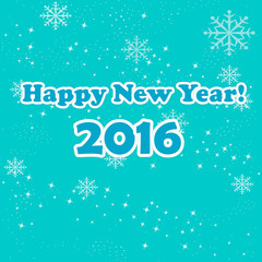 Naklejka na ściany i meble Happy new year vector illustration.decorative symbol of the new year 