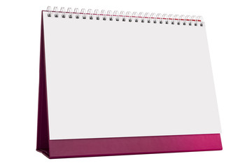 Calendar on a white background