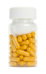 Orange Pill Bottle Front