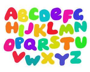 Funny Colorful Alphabet