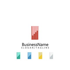 finance vector logo icon