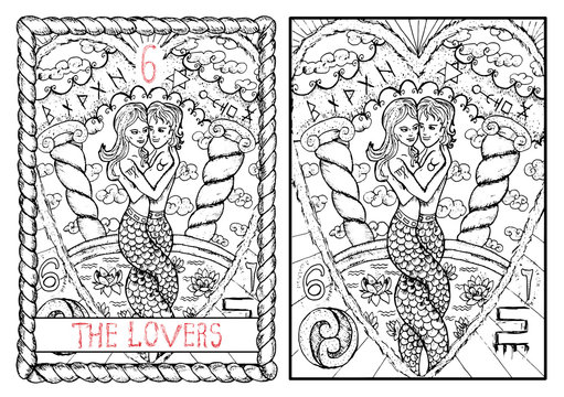 The Tarot Card. The Lovers