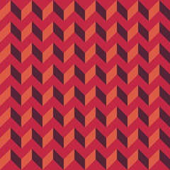 Vector modern seamless colorful geometry chevron lines pattern, color red orange abstract geometric background, trendy multicolored print, retro texture, hipster fashion design