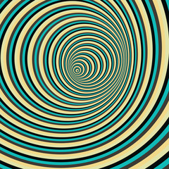 Abstract swirl background. Pattern with optical illusion. 