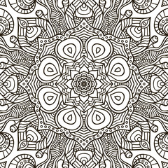 Fototapeta premium Mandala. Coloring page