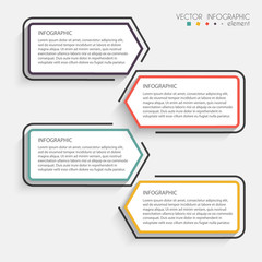 Vector colorful info graphics for your business presentations.