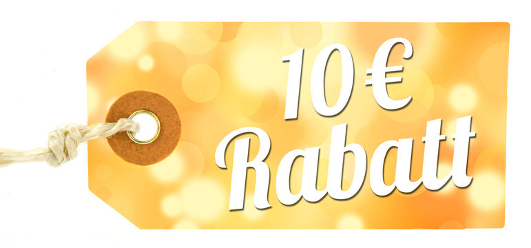 10 Euro Rabatt