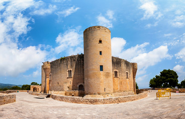 Fototapeta na wymiar Bellver Castle in Palma de Majorca, Spain