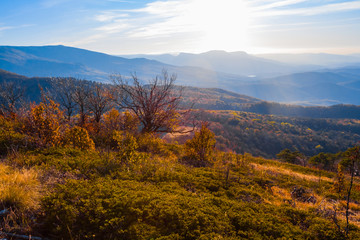 beautiful autumn mountain landscape