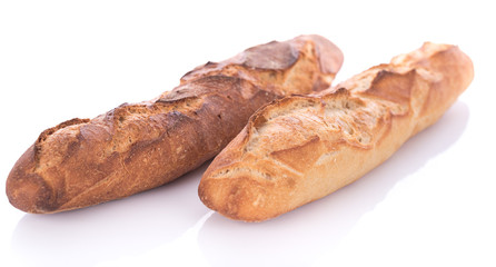 Crusty fresh baguettes