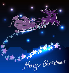 Vector background with a Christmas motif