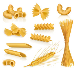 Set pasta, vector icons