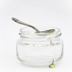 Tarro con gota de miel