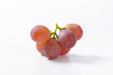 Red seedless grapes