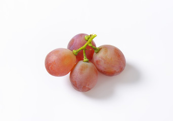 Red seedless grapes