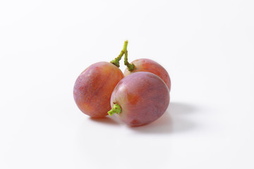 Red seedless grapes