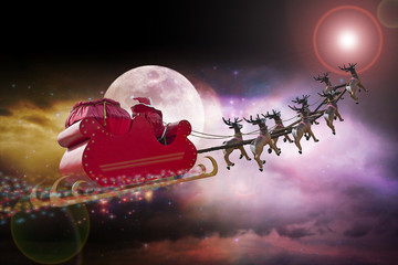 Santa Claus star gps © lucato