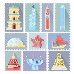 Obraz premium Hong Kong travel attractions