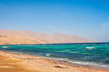 Mountains and Coast of red sea