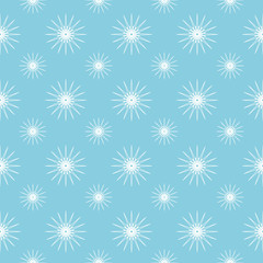 Snowflake pattern seamless