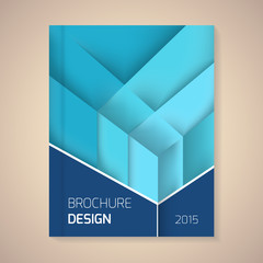 Annual Report Cover vector illustration