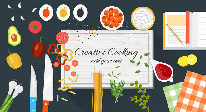 Food and cooking banner
