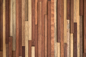 Wood wall panel background.
