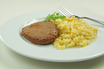 steak haché et pâtes 17112015