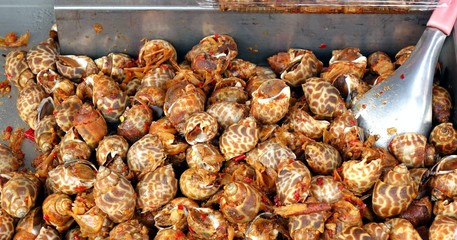 Fried Sea Snails with Chili