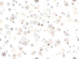 Seamless Snowflakes Background