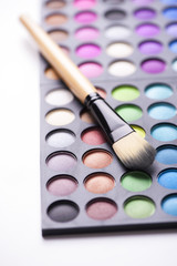 make-up multi colored palette