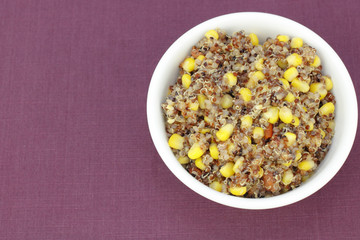 Yellow Corn and Red Quinoa Recipe