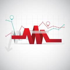 Set of different graphs and charts, vector eps10 illustration