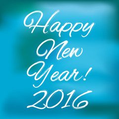 Happy new year banner on a black and white background