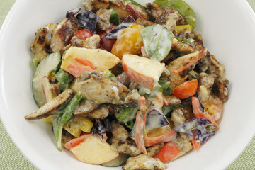 Salad in a Bowl Up Close