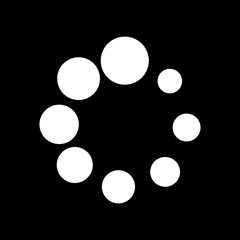 The loading icon. Load symbol. Flat