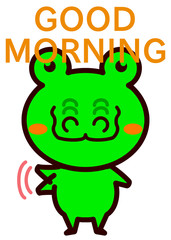 おはようをする動物シリーズ