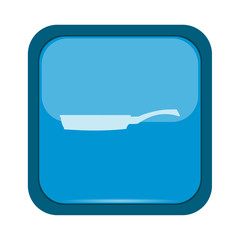 Pan icon on a blue button