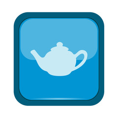 Kettle icon on a blue button