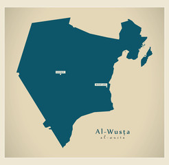 Modern Map - Al-Wusta OM
