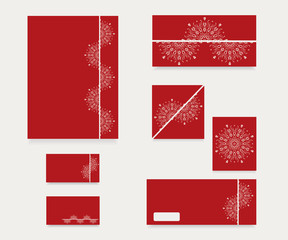 Business card set
