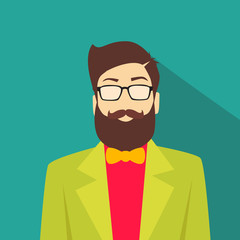 Profile Icon Male Avatar Man Hipster Style Fashion