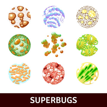  Superbugs Realistic Set