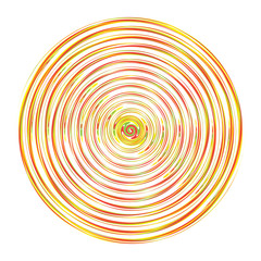 Vector illustration of the abstract colorful circle