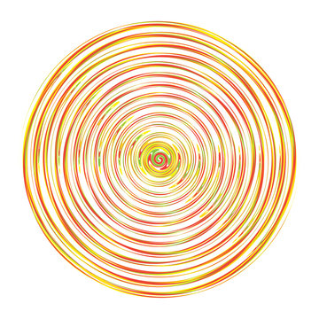 Vector illustration of the abstract colorful circle